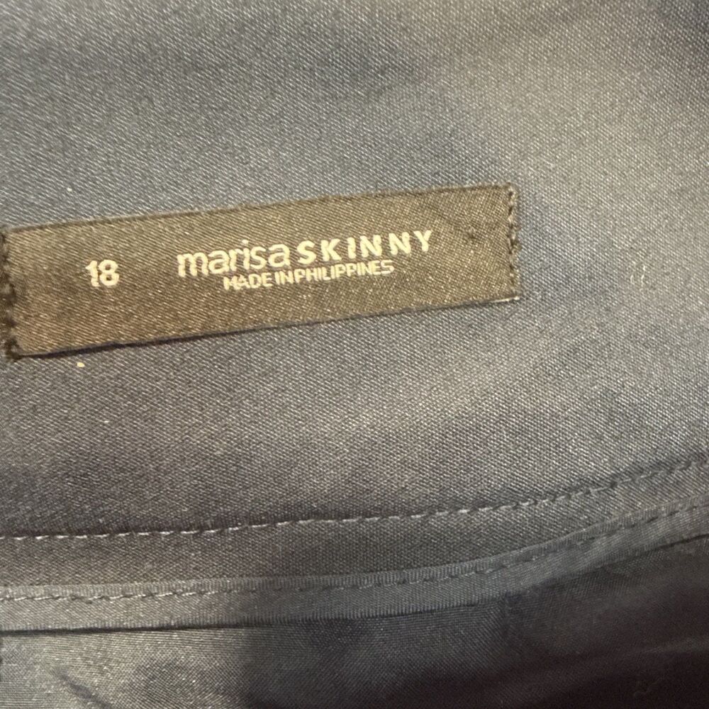 Loft Plus Marisa Skinny Pants Size 18 Plus Deep Teal Bi-Stretch Ankle Trousers - Picture 3 of 10